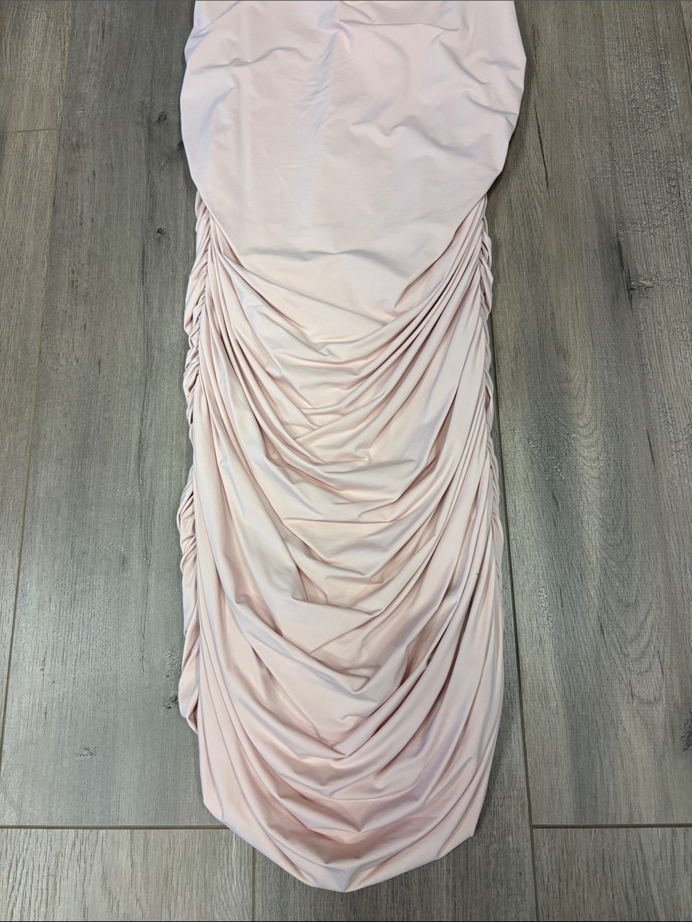 Aritzia Babaton Pink Ruched Tank Dress - Picture 3 of 10